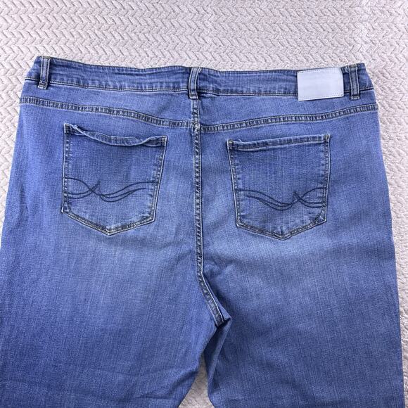 Rebel Wilson X Angels Plus 24W Jeans Stretch‎ RYOT Tomboy Women’s Distressed - Picture 5 of 16